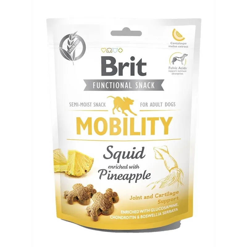 Begränsat erbjudande Brit Care Functional Snack Mobility Squid 150 g