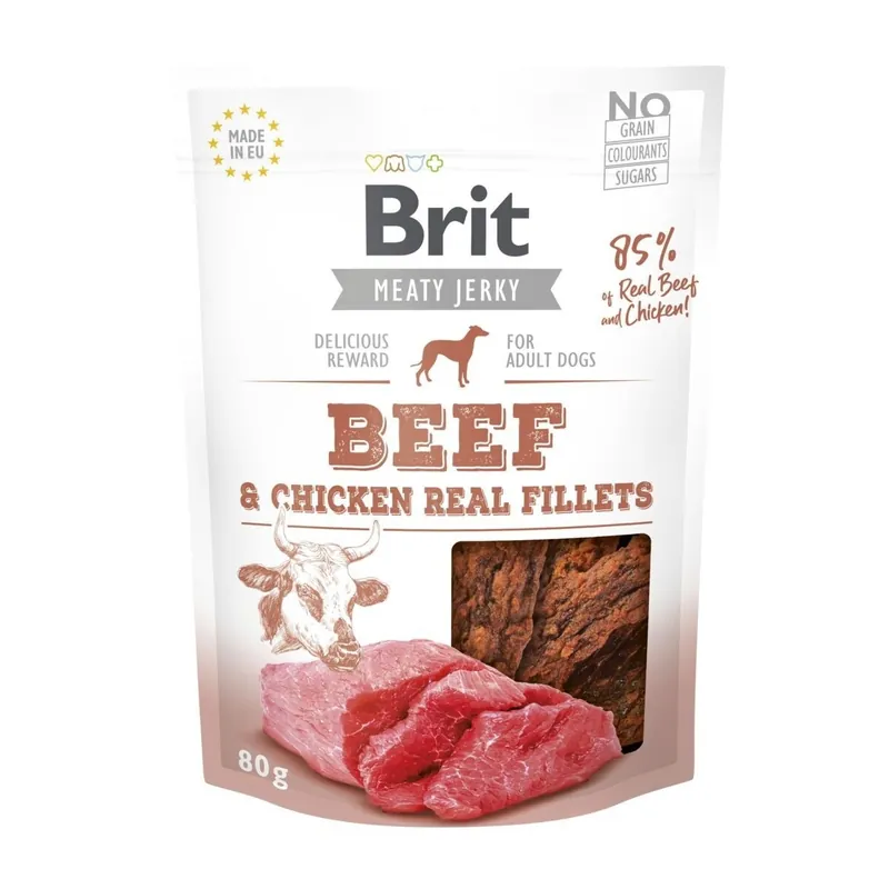 Brit Care Meaty Jerky Beef Fillets Begränsat antal