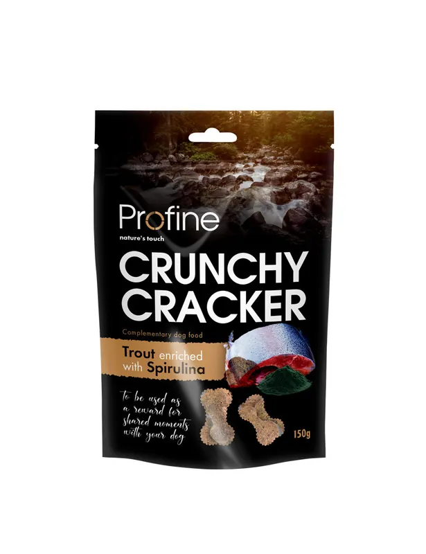 Hundgodis Crunchy Forell & Spirulina - 150 g Kampanj
