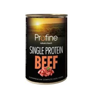 Trygg betalning Single Protein Beef Våtfoder till Hund - 6 x 400 g