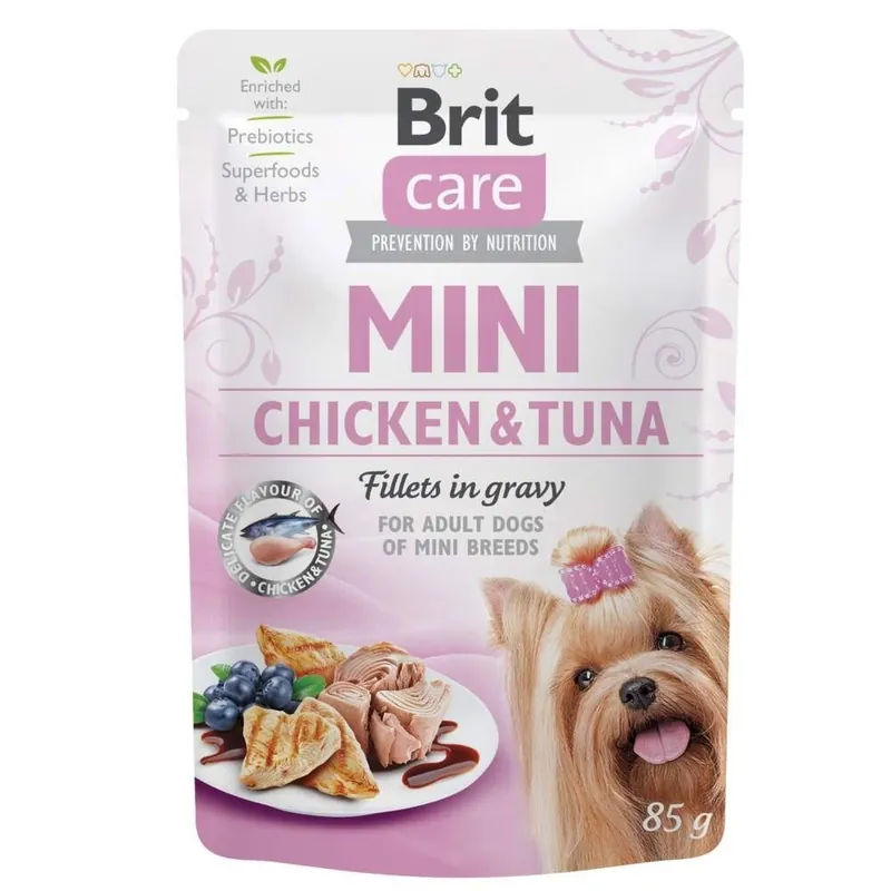 prisnedsättning Brit Care Mini Kyckling & Tonfisk i Sås 85 g