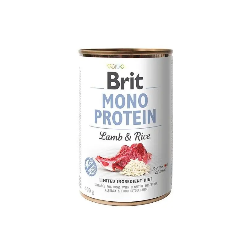 Beställ nu Brit Mono Protein Lamb & Rice 400 g