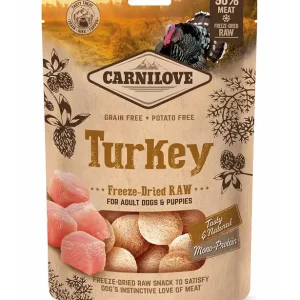 Beställ idag Freeze Dried Raw Snacks Turkey Frystorkat Hundgodis - 60 g