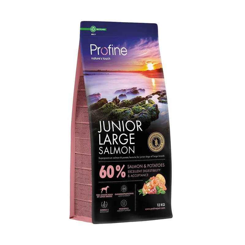 Profine Dog Junior Large Salmon 12kg Sista chansen