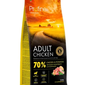 I lager Dog Adult Chicken & Potatoes Torrfoder för Vuxna Hundar - 12 kg