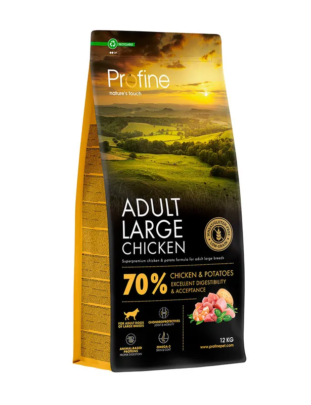 Outlet Dog Adult Large Chicken & Potatoes Torrfoder till Stora Hundar - 12 kg
