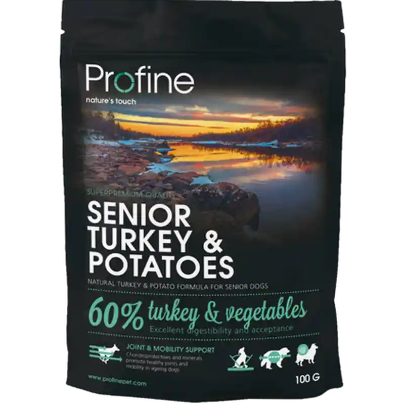 Dog Dry Food Senior Turkey & Potatoes 3 kg - Hund - Hundmat & hundfoder - Torrfoder för hund - Profine - ZOO.se Nyhet