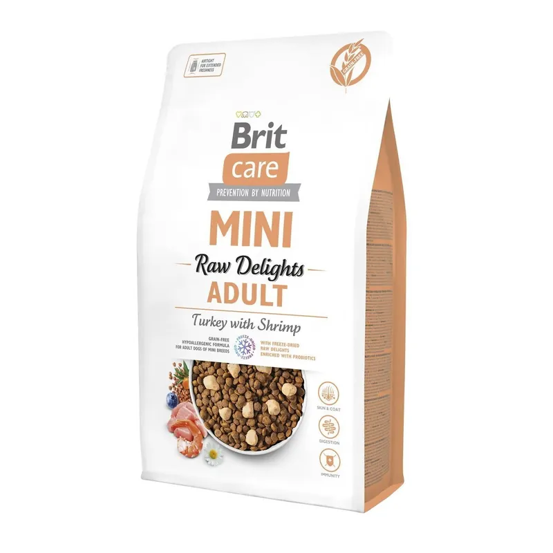 Brit Care Mini Raw Delights Turkey with Shrimp 2 kg Beställ idag
