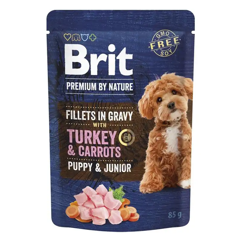 Brit Premium by Nature Dog Puppy & Junior Turkey & Carrot 85 g Sänkt pris