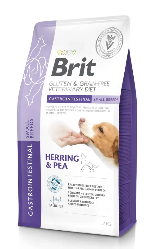 Beställ idag Brit GF Vet Diet Dog Gastrointestinal Small Breeds för hund