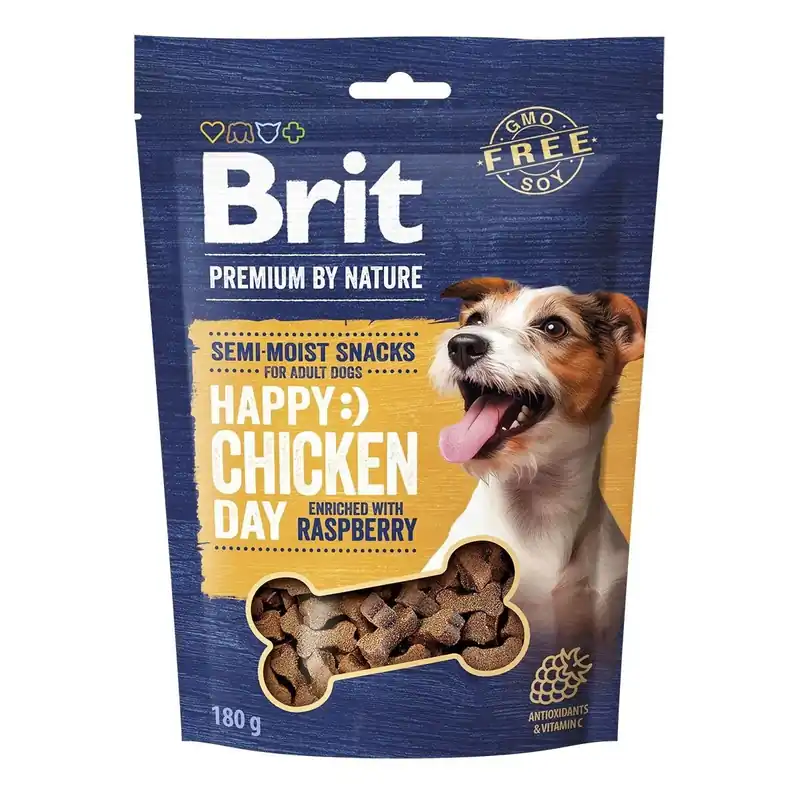 Brit Premium by Nature Hundgodis Kyckling & Hallon 180 g Säker betalning