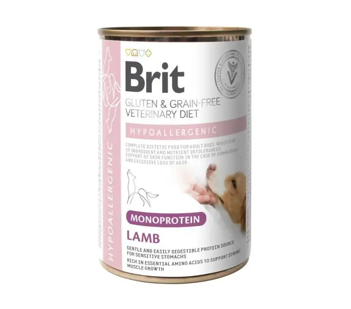 Nedsatt pris Brit Hypoallergenic Lamm 400 g för hundar