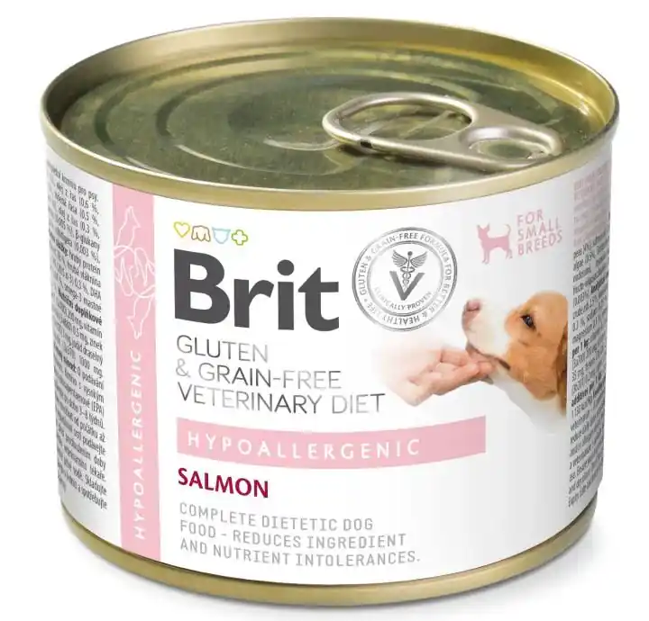 Rabatter Brit Hypoallergenic Salmon våtfoder för hundar 200 g