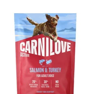 Begränsat antal Salmon & Turkey Adult Torrfoder för Vuxna Hundar - 1,5 kg
