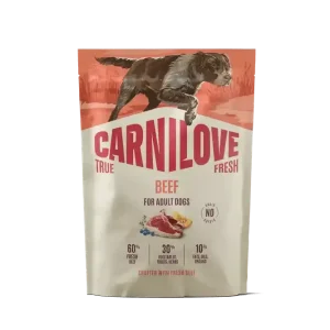 Begränsad tid Carnilove True Fresh Dog Dry Beef for Adult All Breeds - 1.5 kg