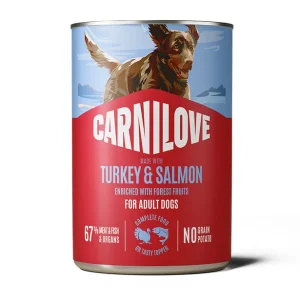 Beställ idag Salmon & Turkey Paté Våtfoder till Hund - 6 x 400 g