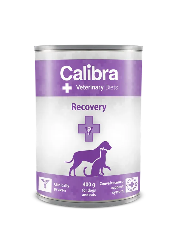 Calibra Veterinary Diet Recovery våtfoder för hundar och katter 400 g Erbjudandepris