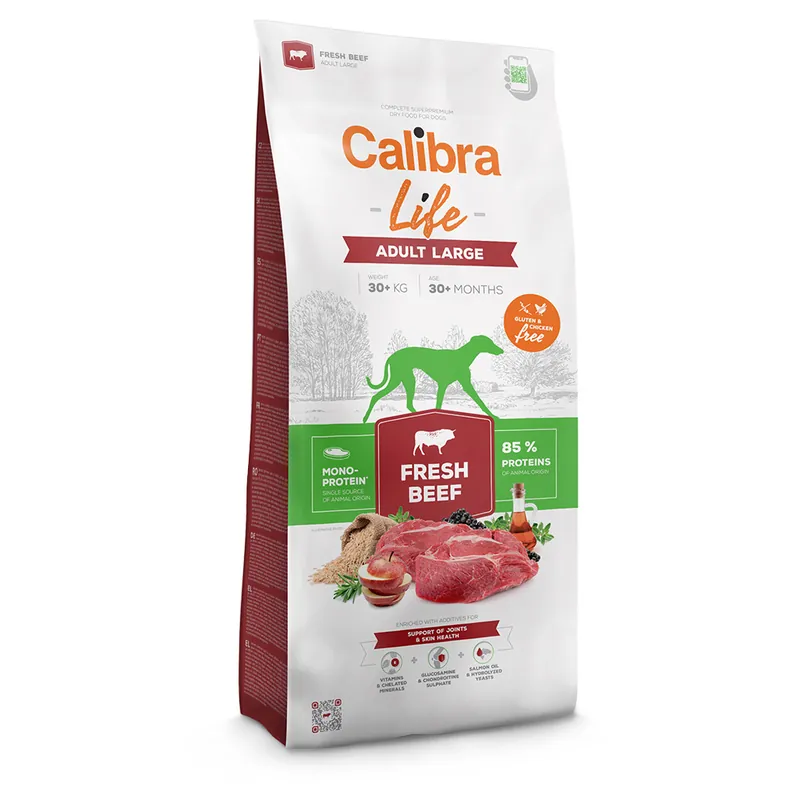 Lägg i varukorgen Calibra Life Adult Large Breed med färskt nötkött - 12 kg