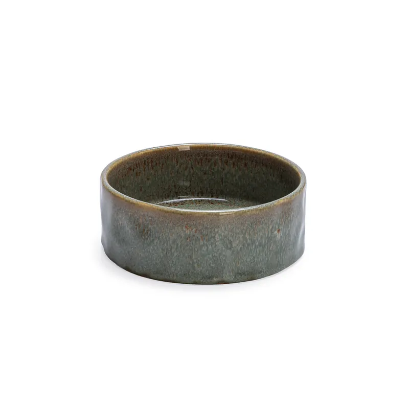 Designed by Lotte hundskål i keramik, grön - Ekonomipack 2 x 800 ml, Ø 16 x H 6 cm Beställ nu