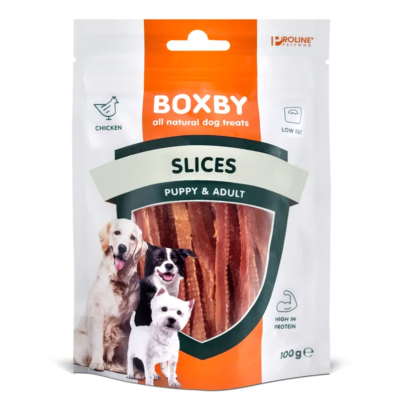 Boxby Chicken Slices - 100 g Trygg betalning