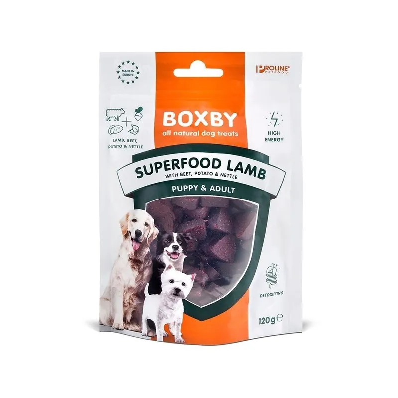Säker betalning Boxby Superfood Lamm, Beta & Nässla 120 g