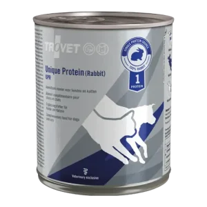 Trygg betalning Trovet Unique Protein UPR kanin för katter och hundar 800 g
