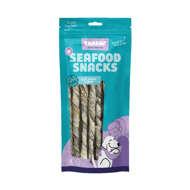 Braaaf Salmon Roll Stick - 20 cm (97 g) Endast idag