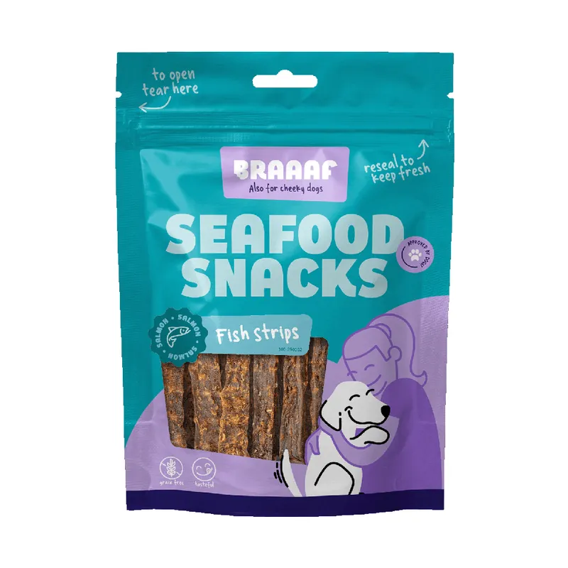 Köp nu Braaaf Fish Strips fiskfilé 70 g - 70 g