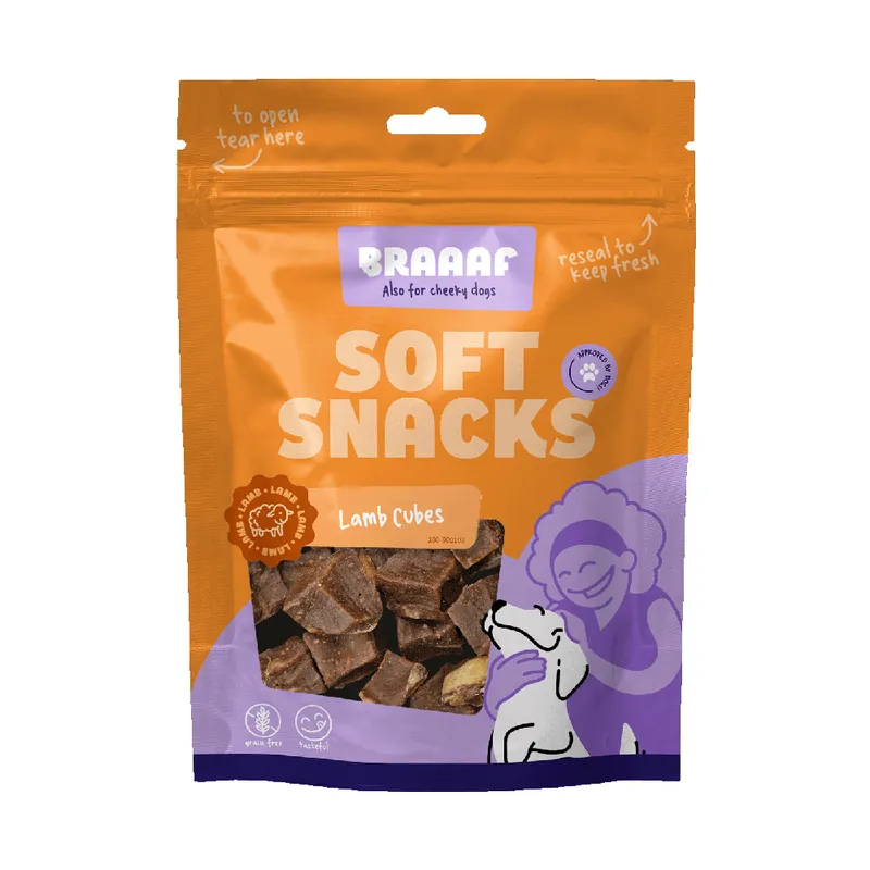 Braaaf Lamb Steak Cubes - Ekonomipack 3 x 85 g Reapris