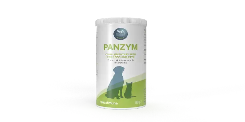 Lägg i varukorgen Kosttillskott Pet‘s Relief Panzym Hund & Katt 800 g