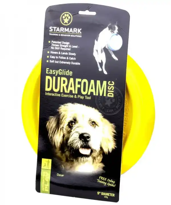 Starmark DuraFoam flytande mjukfrisbee stor för hundar Lägg i varukorgen