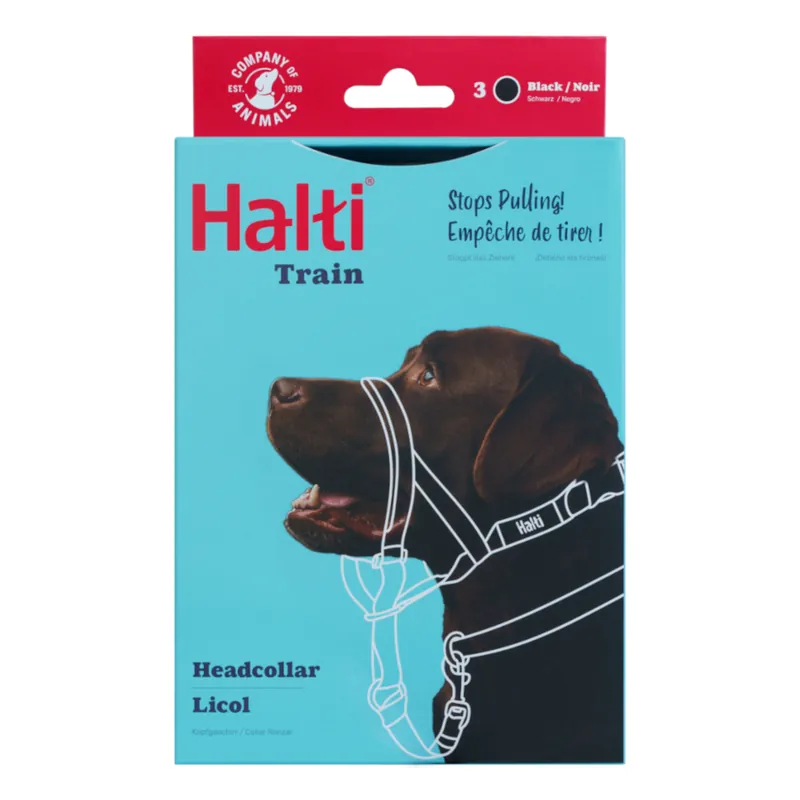 Endast idag Halti nosgrimma, svart - Stl. 3 dobermann, labrador, setter