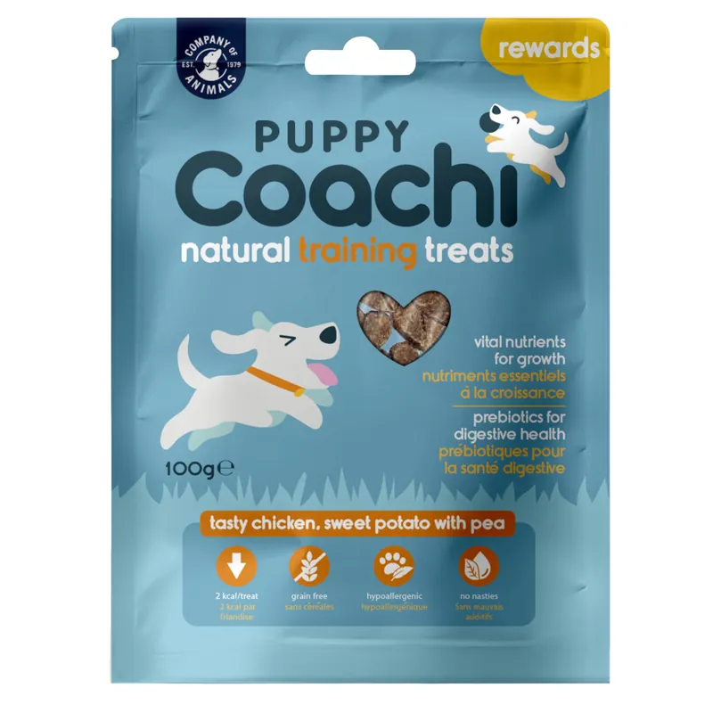 Kampanj Coachi Puppy Training Treats - Ekonomipack 2 x kyckling (2 x 100 g)