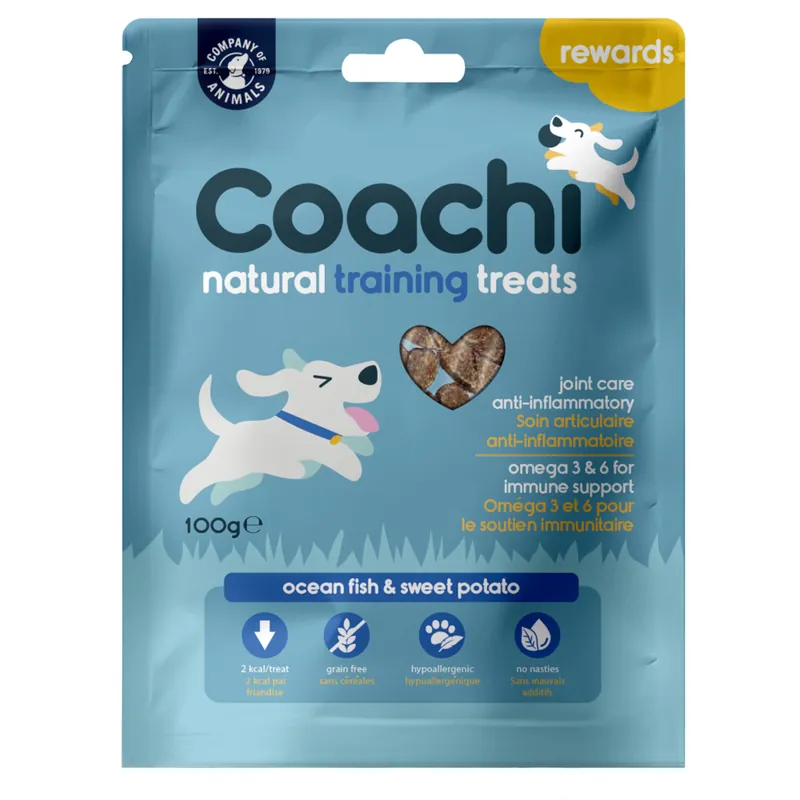 Köp nu Coachi Training Treats - Havsfisk (100 g)