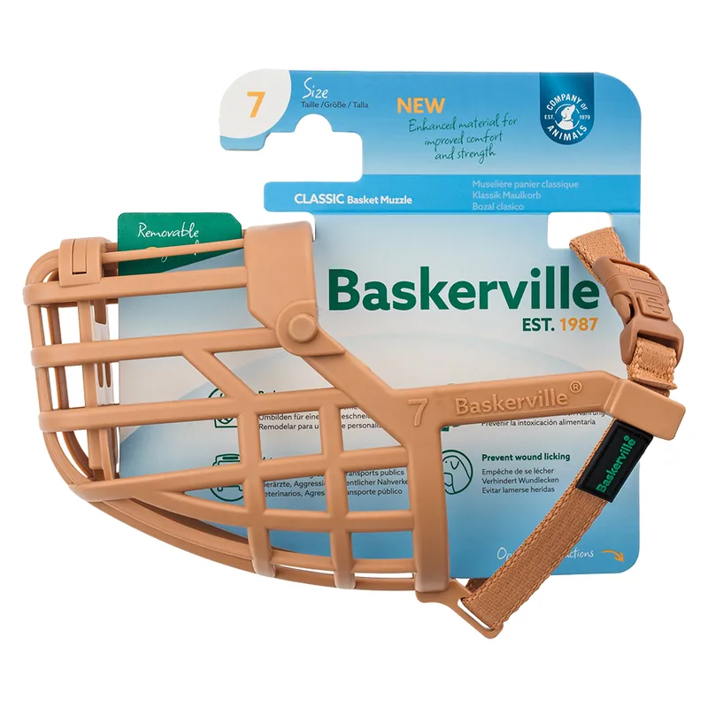 Baskerville Classic munkorg, beige - Storlek 7 Säker betalning