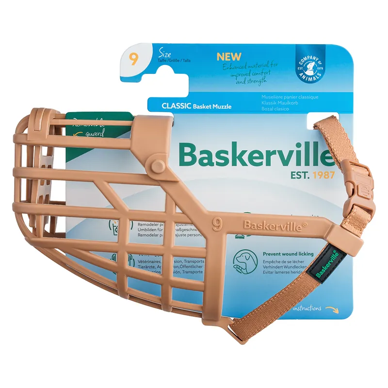 Beställ idag Baskerville Classic munkorg, beige - Storlek 9
