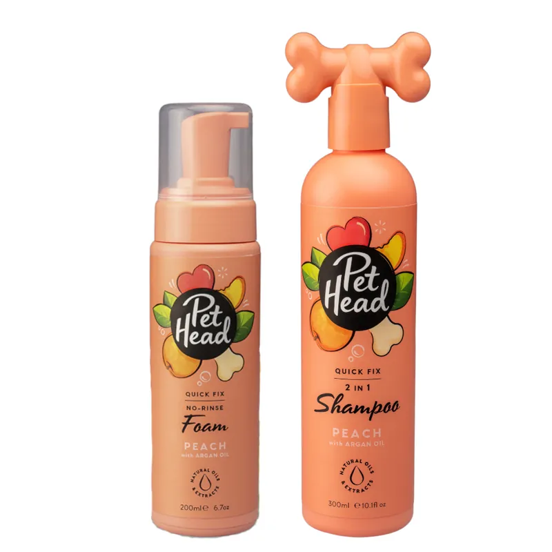 Extra rabatt Pet Head Quick Fix - 2 i set (skum, shampo)
