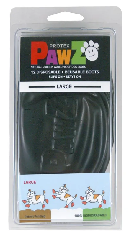 Lägg i varukorgen Hundsko Pawz Svart L