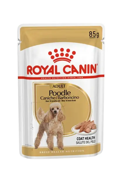 Expressleverans Royal Canin Poodle Adult 12 x 85 g för hundar
