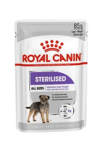 Royal Canin Sterilised 85 g för hundar PROVFÖRPACKNING Utförsäljning