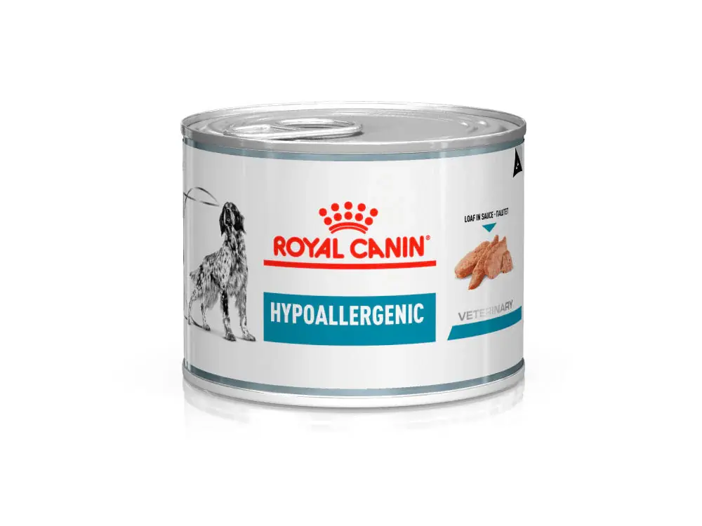 Begränsat erbjudande Royal Canin Veterinary Diets Derma Hypoallergenic Loaf våtfoder för hundar 12 x 200 g SUPERPRIS