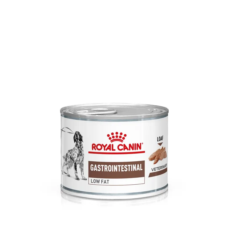 Lågt pris Royal Canin Veterinary Dog Gastrointestinal Low Fat Loaf Can 12x200 g