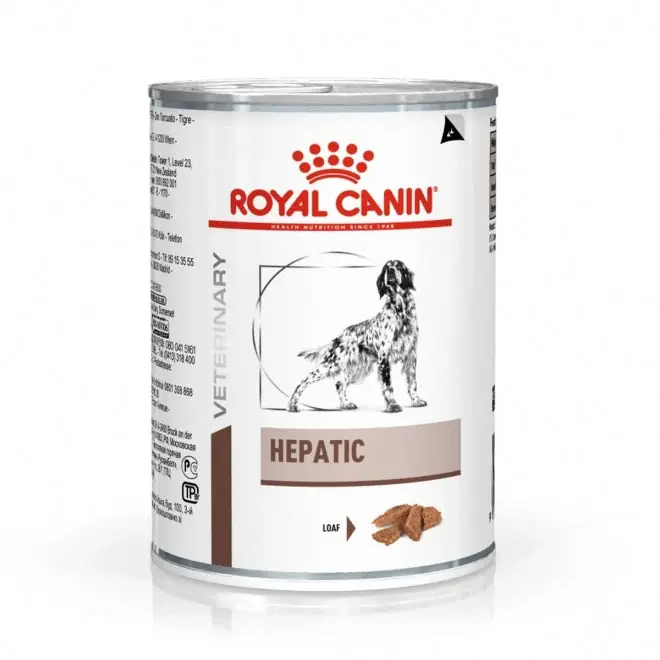Expressleverans Royal Canin Veterinary Diets Gastrointestinal Hepatic Loaf Can våtfoder för hund 12 x 420 g