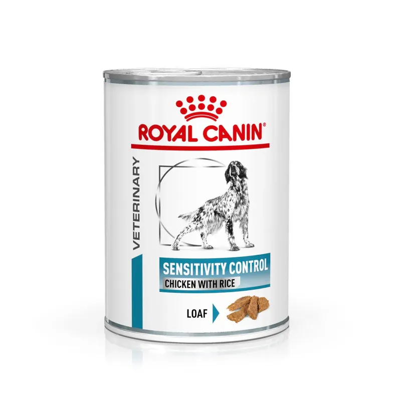 Populärt val Royal Canin Veterinary Diets Derma Sensitivity Control Chicken Can våtfoder för hund 410g