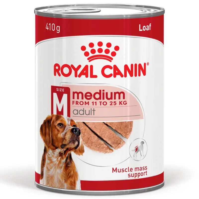 Trygg betalning Royal Canin Medium Adult Loaf våtfoder för hund 12x410 g