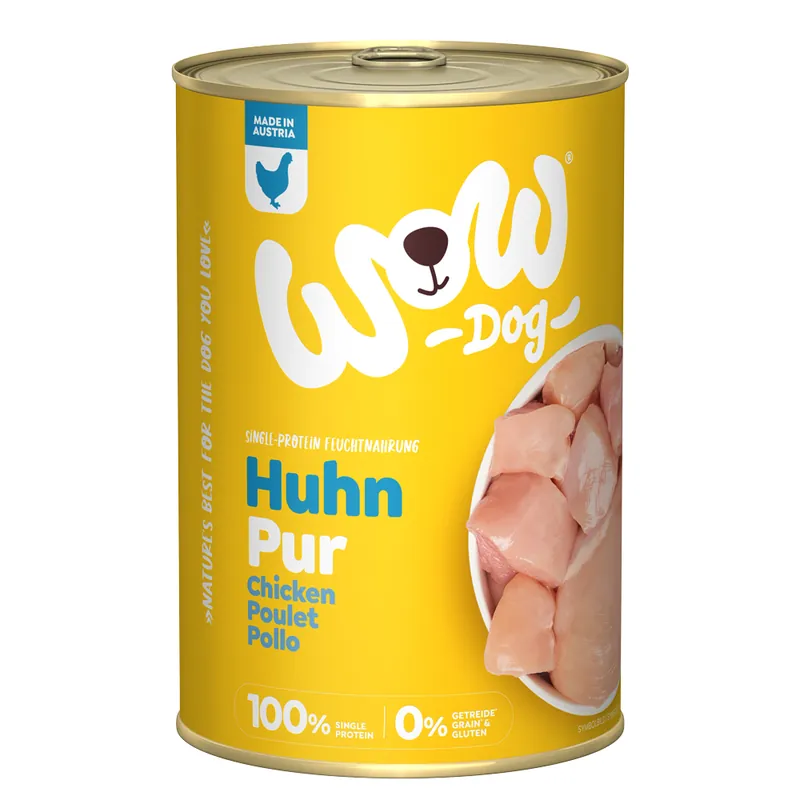 prisnedsättning WOW Pur 6 x 400 g - Kyckling