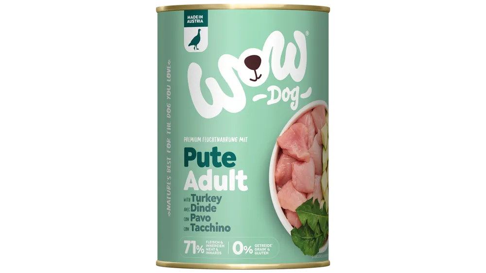 Dog Adult Turkey Paté Våtfoder till Hund - 6 x 400 g Rabatt