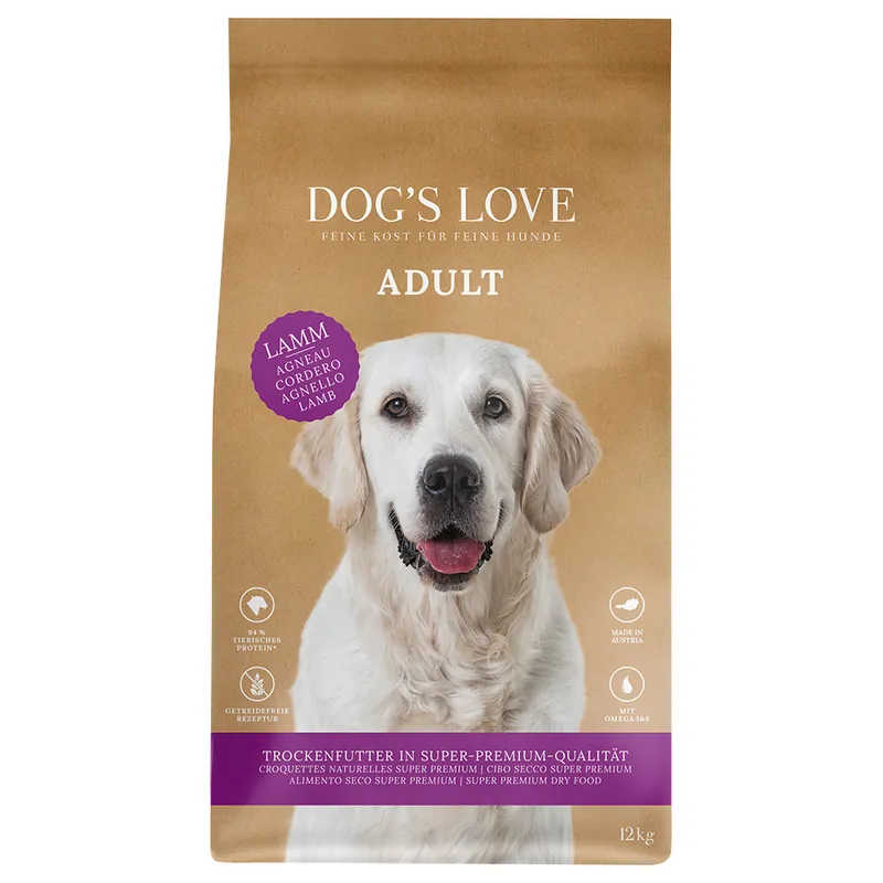 Rabatter Dog´s Love Adult Lamb - Ekonomipack 2 x 12 kg