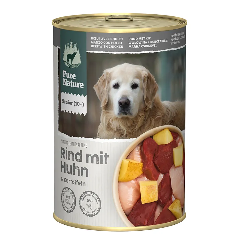 Ekonomipack Pure Nature Senior Nötkött pur 24 x 400 g - Nötkött pur Beställ nu