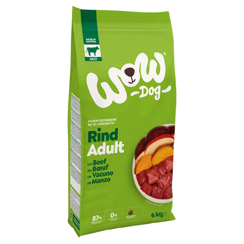 Snabb leverans WOW Adult med nötkött - 6 kg